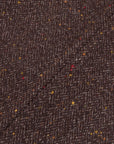 Orgueil Or-4124 Herringbone donegal tweed Gillet Brown