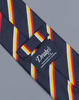 Drake's super repp Regimental tie 3rd Carabiniers Prince of Wales Dragoons