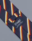 Drake's super repp Regimental tie 3rd Carabiniers Prince of Wales Dragoons