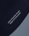 Frans Boone X Pantherella Vale Socks 100% Fil d'Ecosse / Cotton lisle Navy