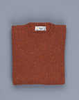 Laurence J. Smith Super Soft Seamless Crew Neck Pullover Sienna