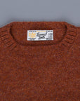 Laurence J. Smith Super Soft Seamless Crew Neck Pullover Sienna
