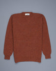 Laurence J. Smith Super Soft Seamless Crew Neck Pullover Sienna