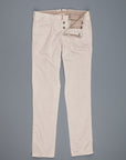 Incotex Slacks model 1st694 pleated stretch chino Beige Chiaro