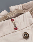 Incotex Slacks model 1st694 pleated stretch chino Beige Chiaro