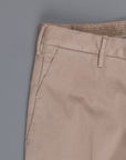 Incotex Venezia model 16 tapered fit trico chino pants brown Chiaro