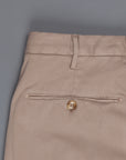 Incotex Venezia model 16 tapered fit trico chino pants brown Chiaro