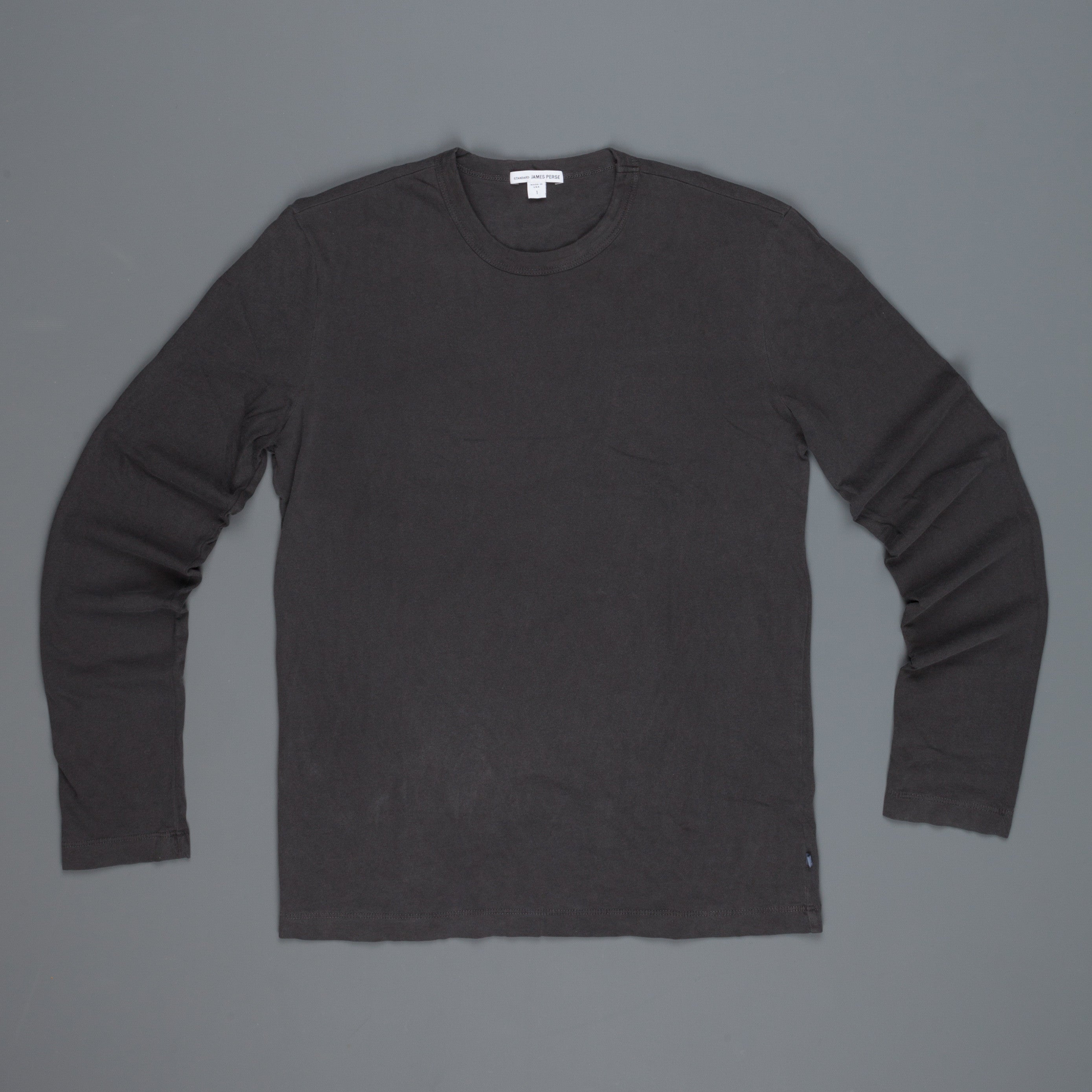 James Perse long sleeve crew neck Carbon