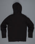James Perse Vintage cotton hoodie black