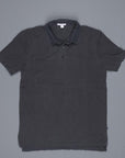 James Perse Revised standard polo Carbon Pigment
