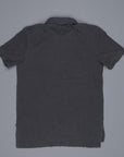 James Perse Revised standard polo Carbon Pigment
