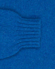 Laurence J. Smith Super soft Seamless Crew Neck Pullover New Bright Blue