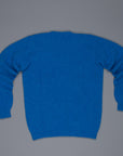 Laurence J. Smith Super soft Seamless Crew Neck Pullover New Bright Blue