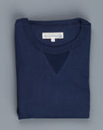 Merz B Schwanen 2S48 strong 2 thread sweat in Ink Blue