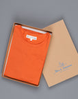Merz B Schwanen 215 crew neck tee 2 thread Rust