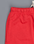 Merz B Schwanen 356 3 thread fleece sweatpants short 31 Red