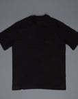 Merz b. Schwanen 215OS Crew Neck Oversized Shirt 1/4 slv. 2 Thread - Deep Black