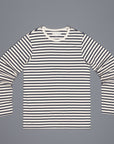 Merz b. Schwanen 2M12 ls tee striped ink nature