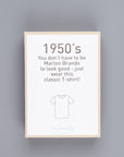 Merz B Schwanen 1950's Crew Neck Tee Deep Black