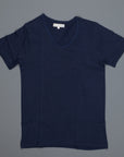Merz B Schwanen 114V 20'ies V shirt 1 thread maco imit Ink Blue