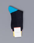 Richard James Berber cotton socks in Navy