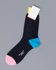 Richard James Berber cotton socks in Navy