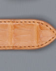 Simonnot & Godard x Frans Boone Caiman Croccodilus Fiscus belt Miele