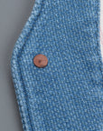 Studio D'Artisan indigo dyed waistcoat model 4413U