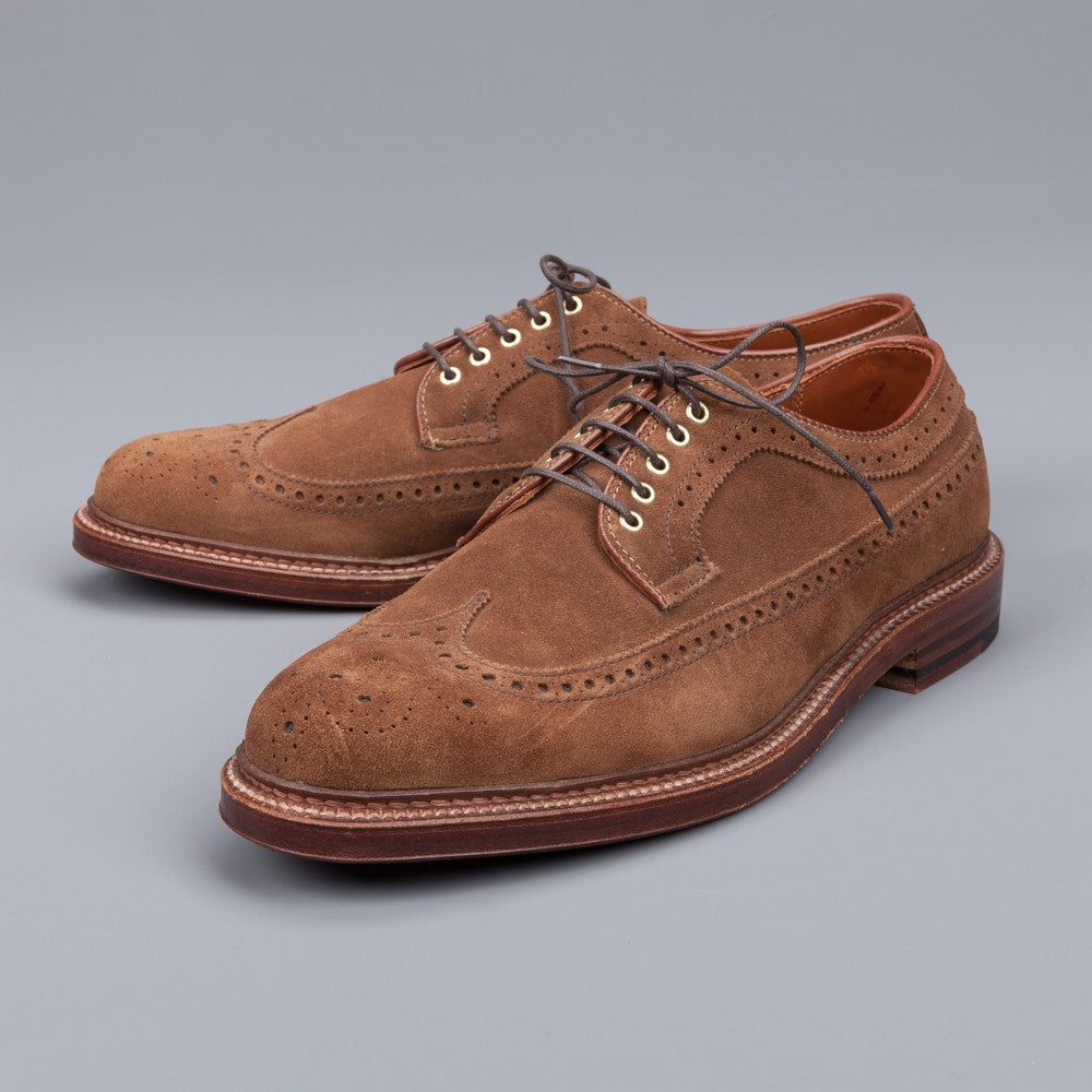 Alden Longwing Snuff suede on double waterlock sole – Frans Boone
