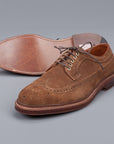 Alden Longwing Snuff suede on double waterlock sole