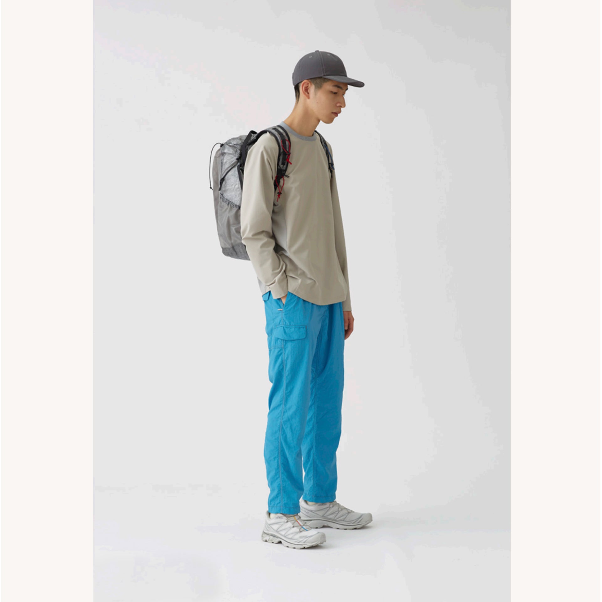 And Wander Ny Taffeta Hiker Pants Light Blue