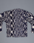 The Elder Statesman 100% Cashmere Rolo Cardigan G Blues