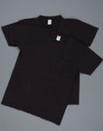Velva Sheen 2-Pack Pocket Tee's Black