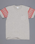 Velva Sheen Polynesian tee heather grey