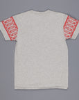 Velva Sheen Polynesian tee heather grey