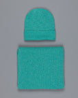 William Lockie Cashmere Ribbed Hat And Scarf Set Paisley