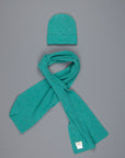 William Lockie Cashmere Ribbed Hat And Scarf Set Paisley