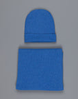 William Lockie Cashmere Ribbed Hat And Scarf Set M10064