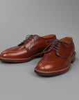 Alden Norwegian Split toe blucher on commando sole in walnut calfskin