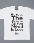 The Beatles x Comme des Garçons T shirt across the universe white