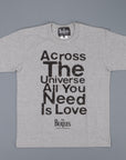 The Beatles x Comme des Garçons T shirt Across the universe heather grey