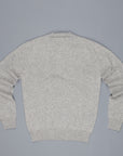 Comme des Garçons PLAY V-Neck Pullover Light Grey White Heart