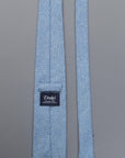 Drakes Cashmere tie, untipped light blue melange