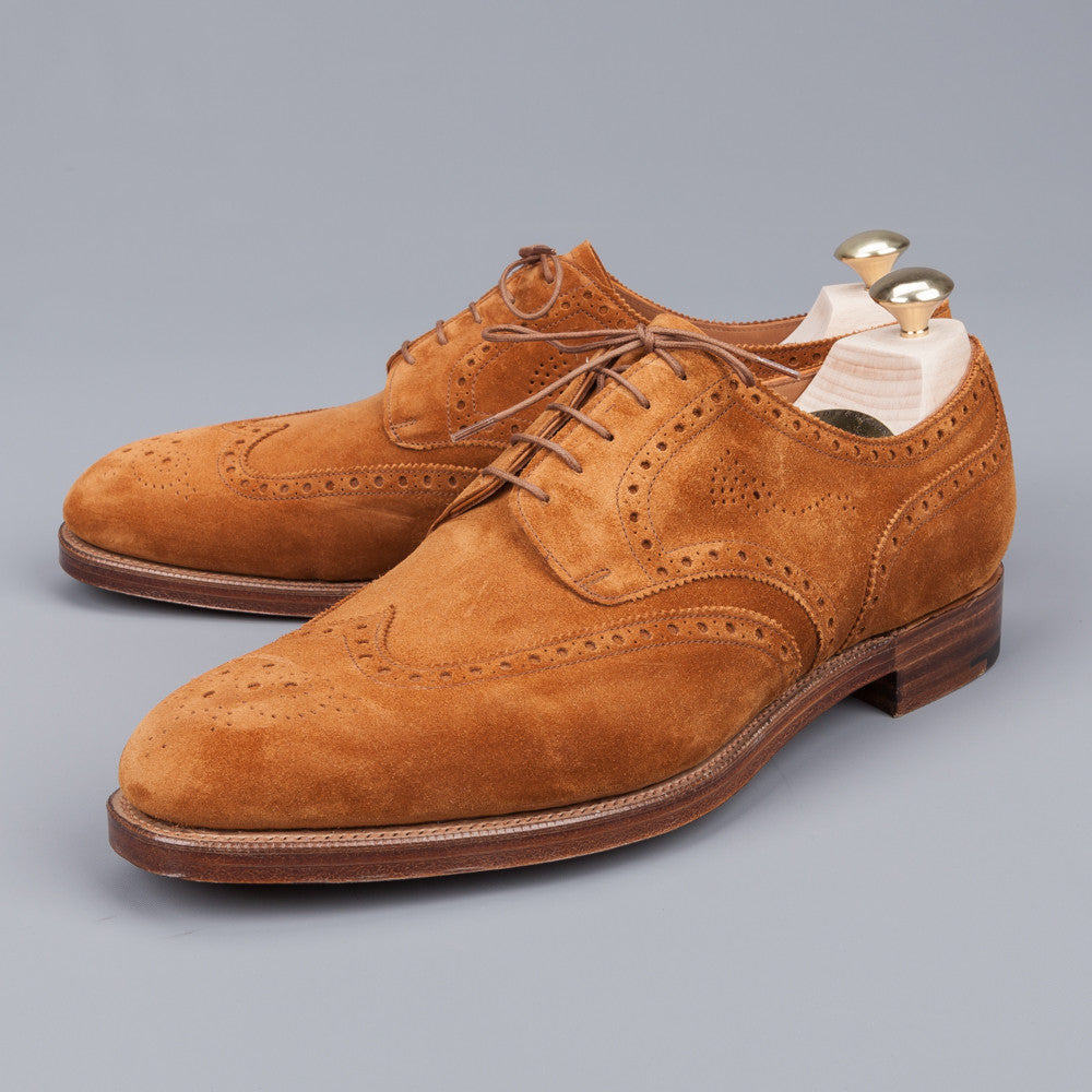 Edward Green Sandringham in Tobacco Suede 10UK/10.5US-E Edward Green Sandringham in Tobacco Suede 10UK/10.5US-E
