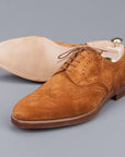 Edward Green Sandringham in Tobacco suede on 202 last