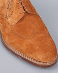 Edward Green Sandringham in Tobacco suede on 202 last