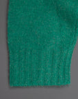 The Elder Statesman @ Frans Boone Cashmere striped Racing Crew Unisex Sweater Turquoise Amethyst