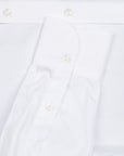 Finamore Milano fine white twill shirt Collo Eduardo
