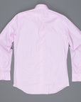 Finamore Milano shirt pink hairline Collo Eduardo