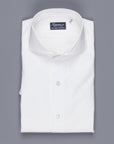 Finamore Milano soft shirt Sergio collar white